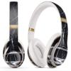 Design Skinz Natural Black & White Marble Stone Skin Decal Vinyl Full-Body Wrap Kit Compatible with The Beats by Dre Studio 3 Wireless view 2