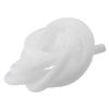 Aicosineg 9.84ft 2/3 Inch Non-Split Wire Loom Tubing Corrugated Tube Polyethylene Hose Cover for Home Outdoor Automotive Marine Wire Harness Wrap Cover Sleeve Conduit-White (1 PCS) view 1