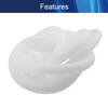 Aicosineg 9.84ft 2/3 Inch Non-Split Wire Loom Tubing Corrugated Tube Polyethylene Hose Cover for Home Outdoor Automotive Marine Wire Harness Wrap Cover Sleeve Conduit-White (1 PCS) view 2
