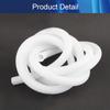 Aicosineg 9.84ft 2/3 Inch Non-Split Wire Loom Tubing Corrugated Tube Polyethylene Hose Cover for Home Outdoor Automotive Marine Wire Harness Wrap Cover Sleeve Conduit-White (1 PCS) view 4
