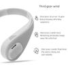 Portable USB Rechargable Hanging Neckband FansHands Free Bladeless Neck Fan,3 Speed Wearable Mini Neck Fan with Low Noise,Hanging Headphone DesignLightweightfor Traveling Camping Office, Green view 4