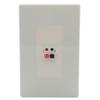 2 PACK No Screw 1 Gang Spring Clip Style 1.0 Speaker Banana Sound Box Wall Plate view 2