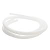 Aicosineg 11.48ft 7/9 Inch Non-Split Wire Loom Tubing Corrugated Tube Polyethylene Hose Cover for Home Outdoor Automotive Marine Wire Harness Wrap Cover Sleeve Conduit-White (1PCS) view 3