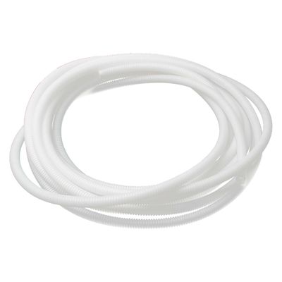 Aicosineg Cable Sleeves 29.53ft 0.5In Electrical Conduits Non-Split Wire Loom Tubing Corrugated Tube Polyethylene Hose Cover for Home Outdoor Automotive Marine Wire Harness Wrap Cover Sleeve White