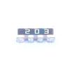 100 Pcs Network Exclusion 20KR ohm  1%0603x4 1206 view 1