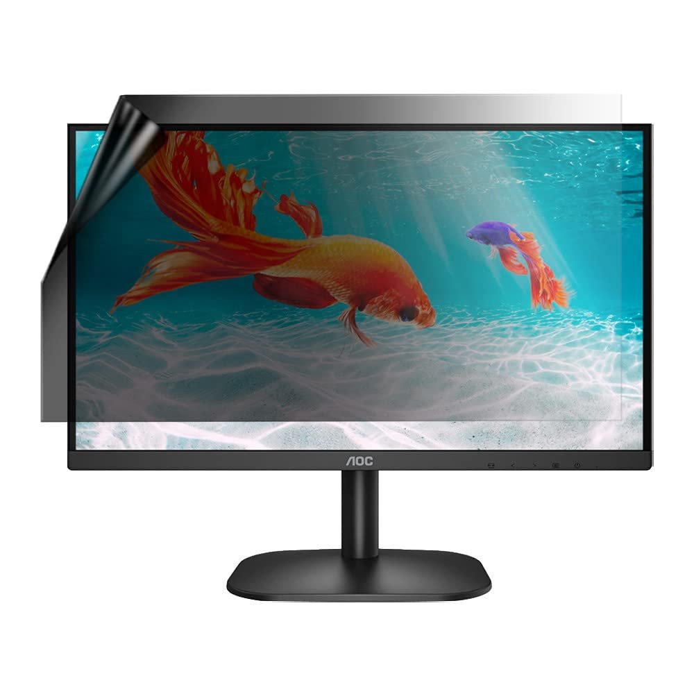 celicious Privacy Lite 2-Way Anti-Glare Anti-Spy Filter Screen Protector Film Compatible with AOC Monitor 22 22B2H