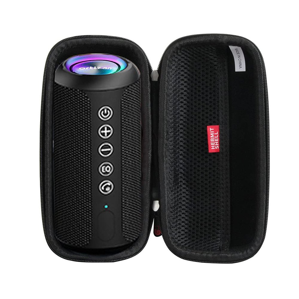 Hermitshell Hard Travel Case for Ortizan Portable Bluetooth Speaker IPX7 Waterproof Wireless Speaker (Black)