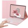 AnMengXinLing Keyboard Case for iPad 2018 (6th Gen) - 2017 (5th Gen) - Pro 9.7 - Air 2&1-Touchpad Detachable Keyboard with Pencil Holder -Slim Leather Folio Smart Cover view 1