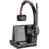 Plantronics Savi 8200 Series Wireless Dect Headset System, Black (Renewed) view 1