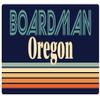 Boardman Oregon 5 x 2.5-Inch Vinyl Decal Sticker Retro Design view 1