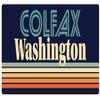Colfax Washington 5 x 2.5-Inch Vinyl Decal Sticker Retro Design view 1