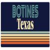 Botines Texas 5 x 2.5-Inch Vinyl Decal Sticker Retro Design view 1
