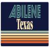 Abilene Texas 5 x 2.5-Inch Vinyl Decal Sticker Retro Design view 1