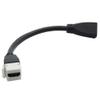 1 Pack 10CM Length Keystone HDMI Female to Female Short Round Cable view 1