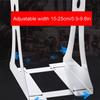 XIXIDIAN CPU Stand,CPU Holder Under Desk Mount,Under-Desk and Wall Mount PC Steel Bracket Holder, Computer Case Carrier,Adjustable (Color : Black) view 4