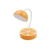 Lemon Orange Cute Led Desk Lamps for Reading Studying USB Rechargeable Adjustable Intensity (Orange) view 4