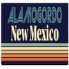 Alamogordo New Mexico 5 x 2.5-Inch Vinyl Decal Sticker Retro Design view 1