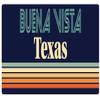 Buena Vista Texas 5 x 2.5-Inch Vinyl Decal Sticker Retro Design view 1