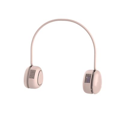 Portable Hanging Neck Fan, USB Hands Free Bladeless Fan,3 Speed Modes, Super Quiet, Strong Wind, 360 Adjustable High Flexibility Wearable Personal Fan for Home Office Outdoor Travel,Pink