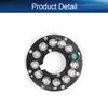 Bettomshin 1Pcs OD 1.5 Inch IR Infrared Illuminator Board, 60 Degree Round Plate Bulb for CCTV Security Cameras Monitoring Night Vision view 3