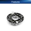 Bettomshin 1Pcs OD 1.5 Inch IR Infrared Illuminator Board, 60 Degree Round Plate Bulb for CCTV Security Cameras Monitoring Night Vision view 4