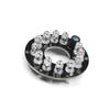 Bettomshin 1Pcs OD 1.5 Inch IR Infrared Illuminator Board, 80 Degree Round Plate Bulb for CCTV Security Cameras Monitoring Night Vision view 1
