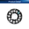 Bettomshin 1Pcs OD 1.5 Inch IR Infrared Illuminator Board, 45 Degree Round Plate Bulb for CCTV Security Cameras Monitoring Night Vision view 3