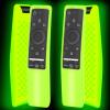 2 Pack Case Glow in The Dark Compatible with Samsung Smart TV Remote Controller BN59 Series, Silicone Cover Protector Shockproof Anti-Slip Skin Sleeve Green view 1