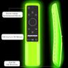 2 Pack Case Glow in The Dark Compatible with Samsung Smart TV Remote Controller BN59 Series, Silicone Cover Protector Shockproof Anti-Slip Skin Sleeve Green view 4