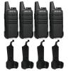Retevis RT22 Two Way Radio(4 Pack) Bundle with Original Belt Clips(4 Pack),Portable 2 Way Radio, Long Range Rechargeable Handsfree Walkie Talkie for Adults Cruises Hiking view 1