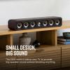 Polk Signature Elite ES35 Slim Center Channel Speaker - Hi-Res Audio Certified, Dolby Atmos & DTS:X Compatible, 1" Tweeter & (6) 3" Woofers, Dual Power Port for Effortless Bass, Contemporary Walnut view 2