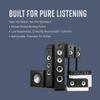 Polk Monitor XT35 Slim Center Channel Speaker - Hi-Res Audio Certified, Dolby Atmos & DTS:X Compatible, 1" Terylene Tweeter & Four 3" Dynamically Balanced Woofers, Wall-Mountable, Midnight Black view 2