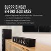 Polk Monitor XT35 Slim Center Channel Speaker - Hi-Res Audio Certified, Dolby Atmos & DTS:X Compatible, 1" Terylene Tweeter & Four 3" Dynamically Balanced Woofers, Wall-Mountable, Midnight Black view 3