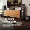 Polk Signature Elite ES60 Tower Speaker - Hi-Res Certified, Dolby Atmos Speakers & DTS:X Compatible, 1" Tweeter & (3) 6.5" Woofers, Power Port Technology for Effortless Bass, Elegant White view 2