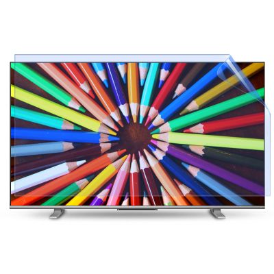TYRHMY Anti Scratch Filter TV Screen Protector Film for 32-75 Inch, Frosted Anti-Glare/Anti Blue Light/Anti-Radiation Film/Anti UV, for LCD LED OLED 4K HDTV,37" 819460