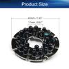 Bettomshin 1Pcs OD 1.7 Inch 24 LED IR Infrared Illuminator Board, 90 Degree Round Plate Bulb for CCTV Security Cameras Monitoring Night Vision Black view 2