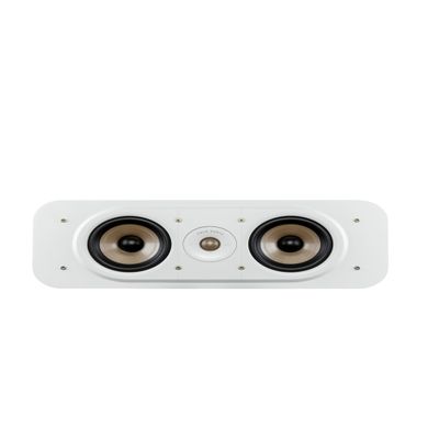 Polk Signature Elite ES30 Center Channel Speaker, Home Theater Speakers, Hi-Res Audio Certified, Dolby Atmos & DTS:X Compatible, 1" Tweeter & Two 5.25" Woofers, Dual Power Port Bass, Stunning White