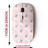 2.4G Wireless Mouse with Cute Pattern Design for All Laptops and Desktops with Nano Receiver - Childish Cute Rabbits view 2