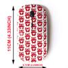 2.4G Wireless Mouse with Cute Pattern Design for All Laptops and Desktops with Nano Receiver - Cute owl red Silhouette view 2