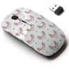 2.4G Wireless Mouse with Cute Pattern Design for All Laptops and Desktops with Nano Receiver - Cute Deer Kids Fashion view 1