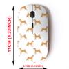 CJCBROES 2.4G Wireless Mouse with Cute Pattern Design for All Laptops and Desktops with Nano Receiver - Shiba view 2