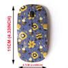 2.4G Wireless Mouse with Cute Pattern Design for All Laptops and Desktops with Nano Receiver - Cute Bees Design view 2