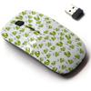 2.4G Wireless Mouse with Cute Pattern Design for All Laptops and Desktops with Nano Receiver - Cute Crocodile Alligator view 1