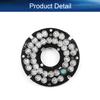 Bettomshin 1Pcs OD 2.07 Inch 36 LED IR Infrared Illuminator Board, 45 Degree Round Plate Bulb for CCTV Security Cameras Monitoring Night Vision White view 3