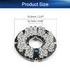 Bettomshin 1Pcs OD 2.07 Inch 36 LED IR Infrared Illuminator Board, 60 Degree Round Plate Bulb for CCTV Security Cameras Monitoring Night Vision White view 2