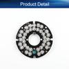 Bettomshin 1Pcs OD 2.07 Inch 36 LED IR Infrared Illuminator Board, 60 Degree Round Plate Bulb for CCTV Security Cameras Monitoring Night Vision White view 3