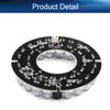 Bettomshin 1Pcs OD 3 Inch 36 LED IR Infrared Illuminator Board,45 Degree Round Plate Bulb for CCTV Security Cameras Monitoring Night Vision White view 3