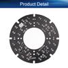 Bettomshin 1Pcs OD 3 Inch 36 LED IR Infrared Illuminator Board,15 Degree Round Plate Bulb for CCTV Security Cameras Monitoring Night Vision White view 3