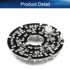 Bettomshin 1Pcs OD 2.4 Inch 48 LED IR Infrared Illuminator Board,30 Degree Round Plate Bulb for CCTV Security Cameras Monitoring Night Vision White view 3