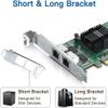 10/100/1000Mbps Gigabit Ethernet Network Interface Card (NIC) Dual Copper RJ45 Ports, with Intel 82576 Chip, Equivalent to Intel E1G42ET, PCIE 2.0 X1, Support Windows/Windows Server/Linux/VMware ESX view 3